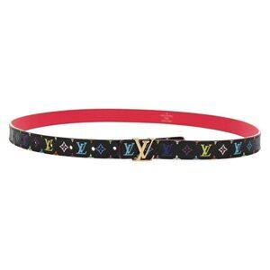 LOUIS VUITTON Multicolor Ceinture LV Printed Initials Belt